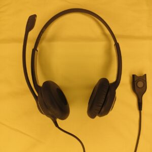 professional wired headphones for customer service SC 262